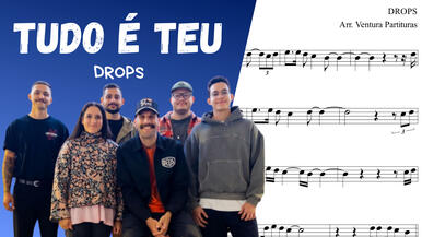 🎼 Partitura: Tudo é Teu (DROPS) | Violino ou Flauta